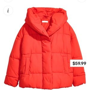 H&M’s oversized padded coat
